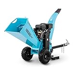 hillvert HT-HECTOR 420T Gartenhäcksler Häcksler Garten Benzin 15 PS Schnittbreite 120 mm Tank Benzin 5,5 l Verbrauch 1,8 l/