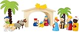 small foot 3945 Holzkrippe Spielset, b