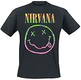 Nirvana Sorbet Ray Männer T-Shirt schwarz L 100% Baumwolle Band-Merch, B