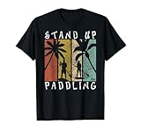 Retro SUP Shirt Für Frauen Männer Kinder Stand Up Paddle T-S