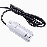 Tauchpumpe 12V, Mini Wasserpumpe 12v，Aquarium Sauerstoff Pumpe 15W，Wasserpumpe Klein Fördermenge 600L / h Förderhöhe 5 M，Wasserpumpe Garten für Aquarium Gartenbewässerung Wasser Zirkulationssy