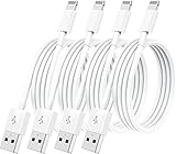 iPhone Ladekabel, Kabel[4 Pack 3M weiß] MFi Zertifiziert iphone kabel iphone schnellladekabel USB kabel Long Chargers für iPhone 13 12 11 Pro Max Mini XR XS X 10 8 7 6 6s Plus SE 2020,