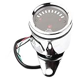 Gorgeri DC 12V Universal Motorrad Auto LED-Anzeige Elektrische Kraftstoffanzeige Elektronische Ölanzeig