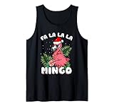 Fa La La Mingo Weihnachtsmann Flamingos Tank Top