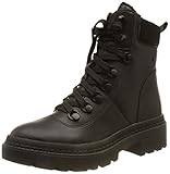 ESPRIT Fellgefütterte Schnürboots in Lederoptik