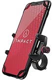 Impact Pro Mount 360° Handyhalterung Fahrrad - Extrem stabile Fahrrad & Motorrad Handyhalterung aus Metall - mit 360° Kugelgelenk & Sicherheitsgummi - Universal Handyhalterung Fahrrad & M