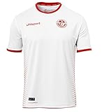 uhlsport Herren Tunesien Trikot Heim WM 2018 Heimtrikot, weiß/rot, S