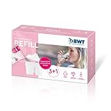 BWT - 814544, 3 Nachfüll-Packs Refill für Magnesium Mineralized Water inkl. 1 Filterkartusche - 1+3 Set für Tischw