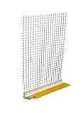 10 x Anputzleiste mit Gewebe und Lippe 6 mm x 2,6 m = 26 m Putzleiste Fensterleiste Verputzleiste Fensterprofil Außenputz Innenp