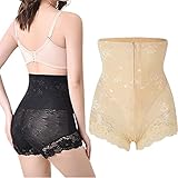 Spitzen-Taillen-Trainingshosen, High-Waist-Shaping-Kleidung, Gewichtsverlust-Shaping-Hosen für Frauen (Skin Tone,XL)