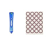 Franklin DRP-5100 Audio-Digitaler Vorlesestift mit Neuer Software & Sticker-Set rot für Anybook Audiostift (Franklin mit Anybook-Case Software) 400 Aufkleber Codes, je 200 transparent und 200 weiß