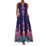 BOIYI Damen Vintage Kleid noos Petticoat Reifrock Unterrock Underskirt Crinoline für Neckholder Cocktail Festliche Casual hirolan Dame festliches(Dunkelblau,XL)