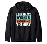 DAS IST MEIN FLEISCH RAUCHEN BBQ Vintage Retro Distressed Kapuzenjack