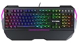 Oversteel Iron - Mechanische Gaming-Tastatur, RGB, roter S