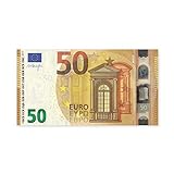 Litfax GmbH 50€ Euroschein/Spielgeld ca. 108x58 mm, je Pack. 25 Stück (10 PG)