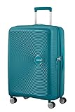 American Tourister Soundbox - Spinner M Erweiterbar Koffer, 67 cm, 81 L, Grün (Jade Green)