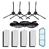 HALIEVE Filter Bürste Ersatzteile Zubehör Set für Ecovacs DEEBOT M82 Staubsauger Roboter (10 Stück)