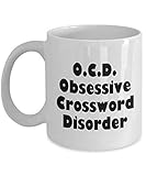 NA Kreuzworträtsel-Löser-Geschenk - Kreuzworträtsel-Fan-Becher - Kreuzworträtsel-gegenwärtige Idee - Obsessive Kreuzworträtselstörung
