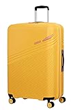 American Tourister Triple Trace - Spinner L Erweiterbar Koffer, 76 cm, 99/113.5 L, Gelb (Lemondrop/Pink)