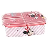 Stor Minnie Mouse - Disney | Brotdose mit 3 Fächern für Kinder - Kids Sandwich Box - Lunchbox - Brotbox B