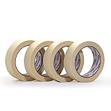 Klebeband Maler - Set Kreppband in Profi-Qualität (24 mm x 40 m, 4 Stück)