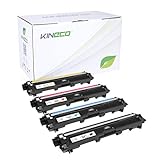 4X Toner von Kineco ersetzt TN241 TN245 Multipack für Brother HL-3142CW MFC-9332CDW