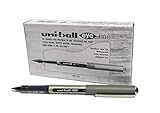 Uni-ball UB-157 Eye Fine Kugelschreiber, schwarze Uni Super-Tinte, 0,7 mm Spitze, 12 Stück