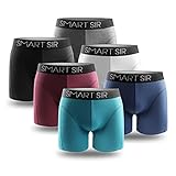 Smart Sir Boxershorts Herren 3/6er Pack Männer Unterwäsche Unterhosen Men Retroshorts Boxer Baumwolle S, M, L, XL, XXL, XXXL