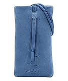 Liebeskind Berlin FAB Suede Mobile Pouch, retro denim, Onesize (HxBxT 20.0cm x11.0cm x1.0cm)