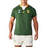2019 Südafrika Springboks Rugby Jersey, Herren Rugby-Weltmeisterschaft Baumwolle Jersey Grafik T-Shirt, Home/Away Rugby-Fans Hemd, 100% Polyester Atmungsaktives St Home-XL