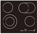 'Bomann EBK 957.1 Einbau-Glaskeramik-Kochfeld / 60 cm/elektronische Steuerung''Slider Touch''', schw