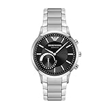 Emporio Armani Hybrid Smartwatch für Herren Edelstahl Edelstahlband, ART3000