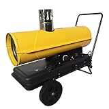 Heizkanone Bauheizer Heizgerät 20kW mit Rauchgasabzug Ölheizer Heizgeb
