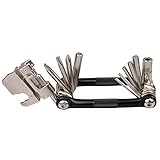 Fahrrad-Multitool Kit, 17-in-1 Werkzeuge für Fahrrad Reparatur Set, Fahrrad Multifunktionswerkzeug aus rostfreiem Stahl/Aluminium,faltbares Mini Fahrradwerkzeug mit vielen Funktionen Mountainbik