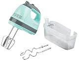 SCARLETT SC-HM40S11 elektrischer Handmixer, 6 Geschwindigkeitsstufen, 600W, 2 Schneebesen, 2 Teigaufsätze, Vorratsbehälter, Metall/Kunststoff, M