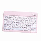 H HILABEE Tastatur und Maus Bluetooth 10 Zoll Wireless Portable Set für für Air Mini für Ipados 13 iOS 13 und höher für iPad 8. 7. Gen - R