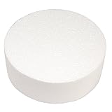 RAYHER 3000500 Styropor-Scheibe, Durchmesser: 20cm, Höhe: 7cm, ideal als Cake Pop Ständer/,Kuchen-Dummy
