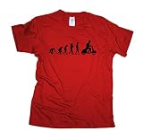 Vespa Regular Rundhals Herren Evolution T-Shirt BC150-rot-x