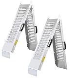 Monzana 2X Auffahrrampe 400kg klappbar Laderampe verzinkter Stahl rutschfeste Oberfläche Auffahrschiene Laderampe PKW