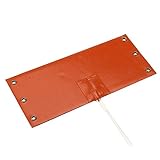 XCQ 100mm x 235mm Silikon Heizung Pad Matte 12V 100W flexibel Schnellwärmeübertragung Filter Heizung langlebig 0321