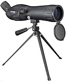 Bresser Junior Spektiv Spotty 20-60x60 mit stufenloser Zoomfunktion, 360° drehbarem Tubus, voll vergüteter Optik mit robuster Gummiarmierung inklusive Tischstativ, Transporttasche und Trag