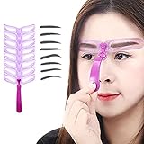 8 sätze augenbrauenformung schablonen augenbraue guide template kit make-up diy werkzeug meifen augenbrauenform,Make-up Kit DIY Grooming Brow Vorlage Makeup T