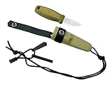 Morakniv mit Grünem Kunststoffgriff Eldris Neck Knife, Mehrfarbig, One S