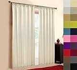 Sun World Verdunkelungsvorhang nach Maß, Gardinen nach Maß, Maßanfertigung, Vorhang nach Maß, Universalband, Faltenband, Beige (Höhe: 130cm x Breite: 145cm)