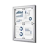 Schaukasten 4x A4 Alu Infokasten Plakatschaukasten wetterfest aussen 4xA4