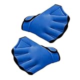 Schwimmhand Paddel Training Schwimmen Handschuhe Fingerlose Webbett Wasserbeständigkeit 1 Paar Schwimmen Handschuhe B