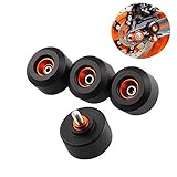 Motorrad Sturzpads, Ständeraufnahme Vorderrad Hinterradgabel Rahmen Slider Crash Protectors für KTM DUKE 390 (13-15) / DUKE 125/200 / RC 390 2014-2015 / RC 125/200