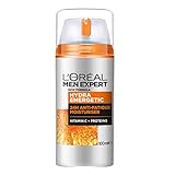 L'Oréal Men Expert Gesichtspflege gegen müde Haut für Männer, Belebende Feuchtigkeitscreme Vitamin C, Hydra Energy Feuchtigkeitspflege 24H Anti-Müdigkeit, 1 x 50