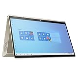 HP ENVY x360 13-bd0255ng (13,3 Zoll / Full HD Touch) 2in1 Convertible Laptop (Intel Evo, Intel Core i5-1135G7, 8GB DDR4 RAM, 512GB SSD, Intel Iris Xe Grafik, Win 10, QWERTZ) gold, Fingerp