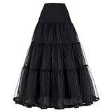 GRACE KARIN Underskirt Women Rockabilly Petticoat Reifrock für brautkleid Unterrock XL CL421-1